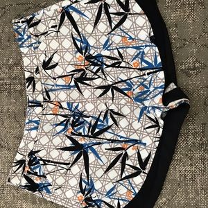 Topshop Bamboo Design Shorts